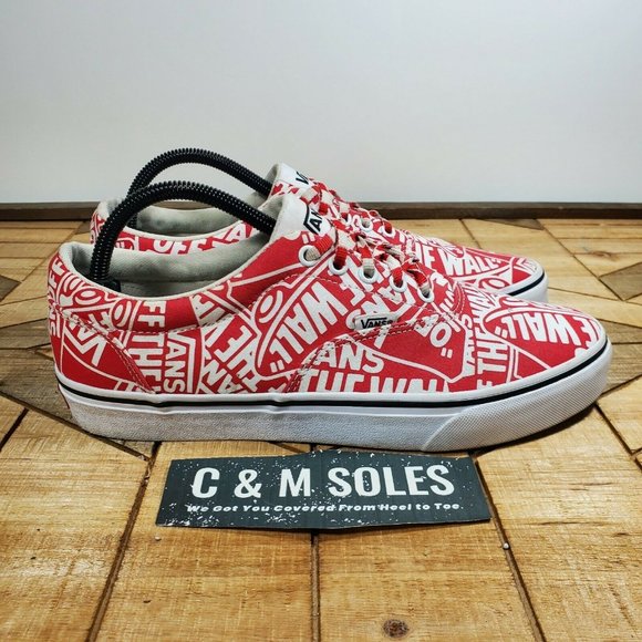 Vans Shoes - Vans  Doheny Racing Red White Off The Wall